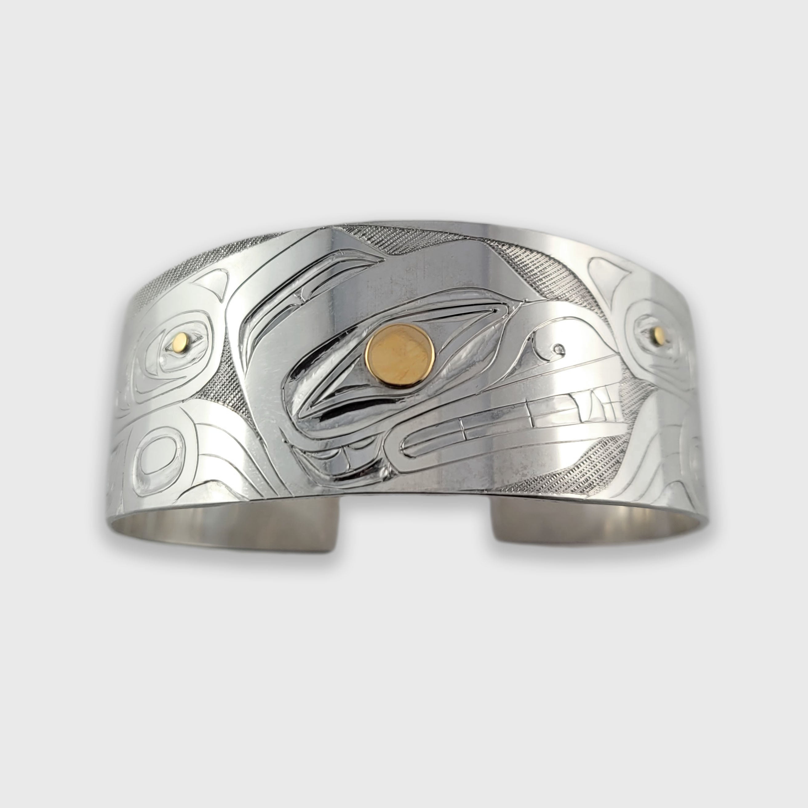 Sterling silver native bangle hotsell