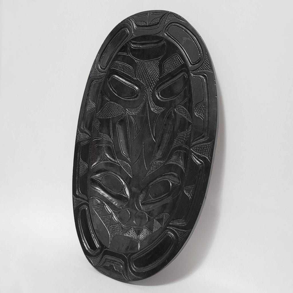 Late 19th century Haida Argillite Platter with Sculpin design