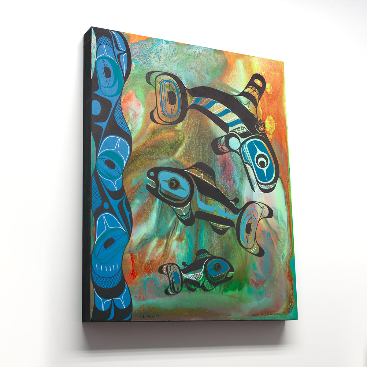 Abundance Painting by Kwakwaka'wakw artist Rod Smith