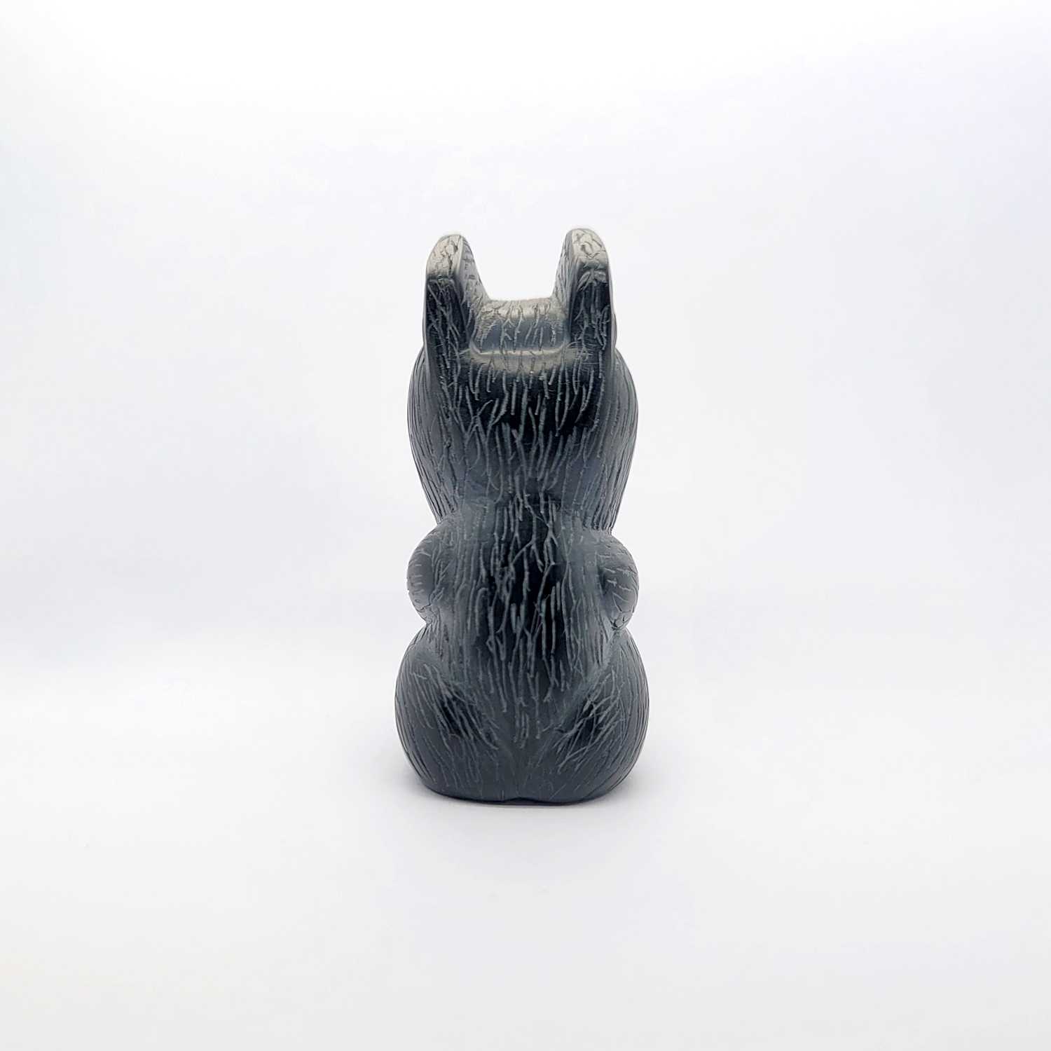 Argillite Bear Sculpture by Haida artist Jerome Parnell