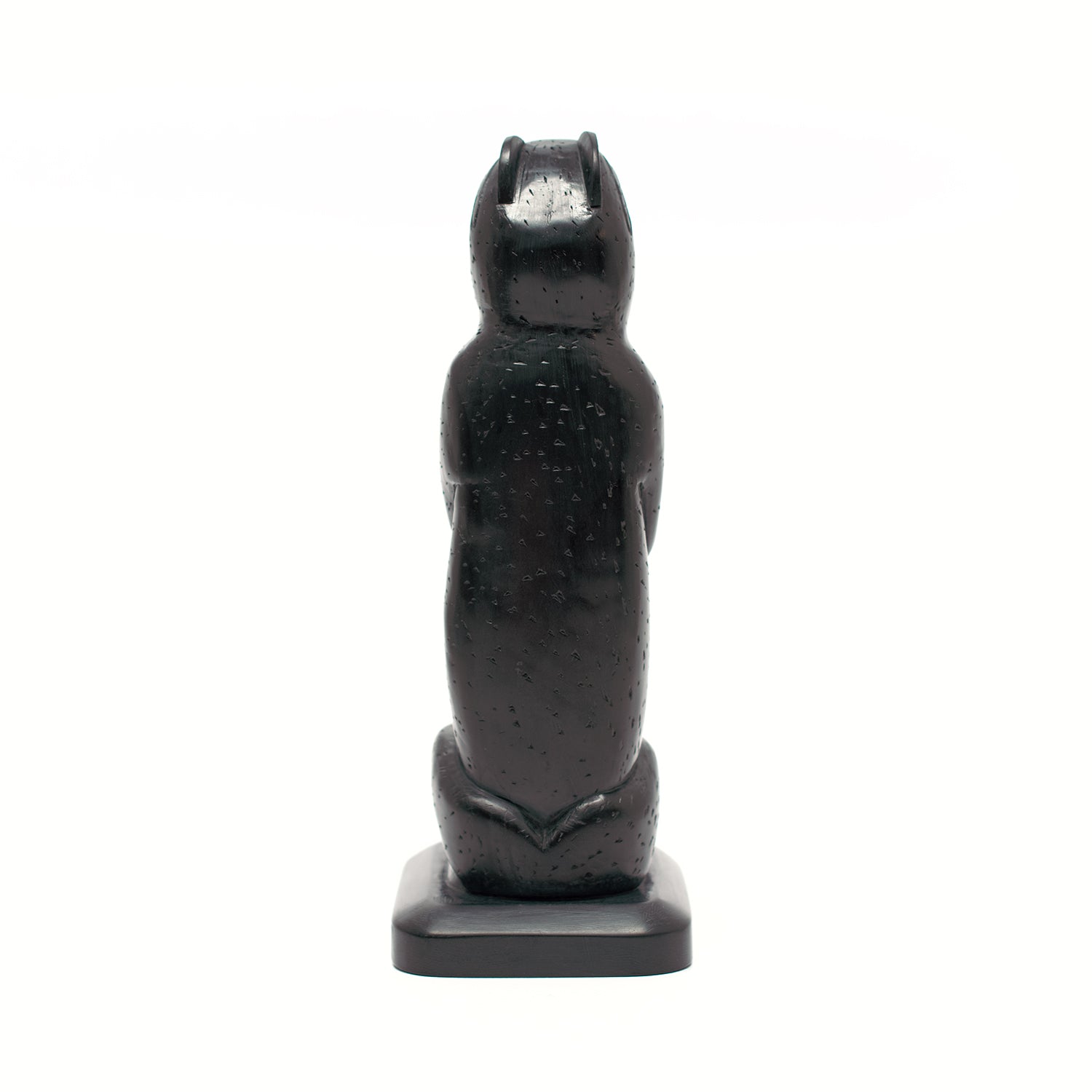 Argillite Bear Sculpture by an Unknown Haida Artist