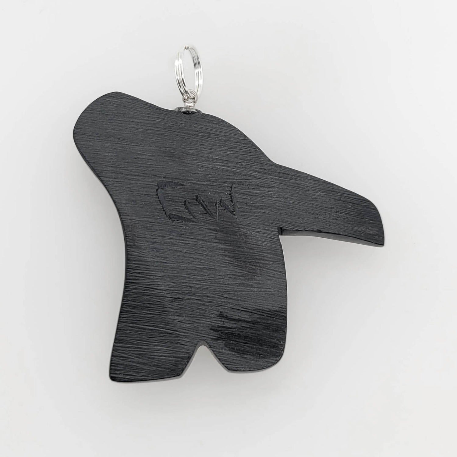 Argillite Hummingbird Pendant by Haida artist Gryn White