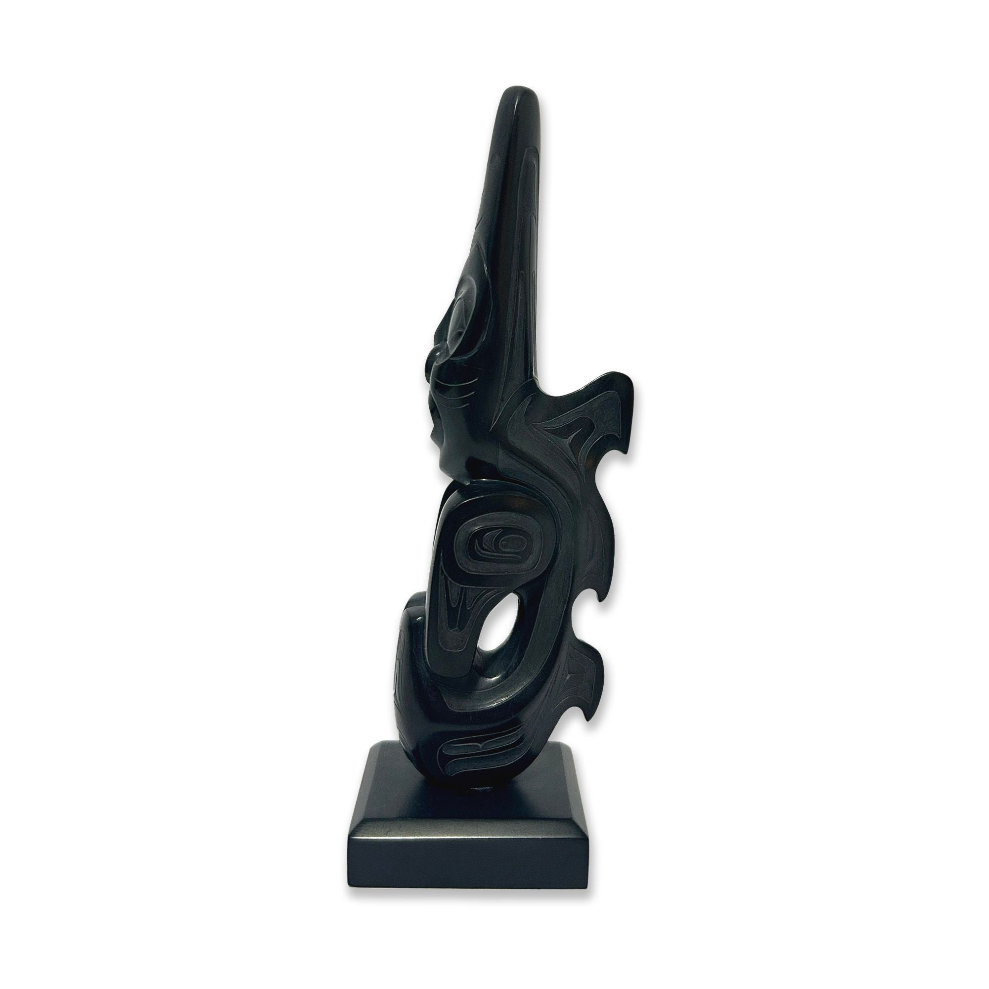 Argillite Spirit Figure by Haida artist Gryn White