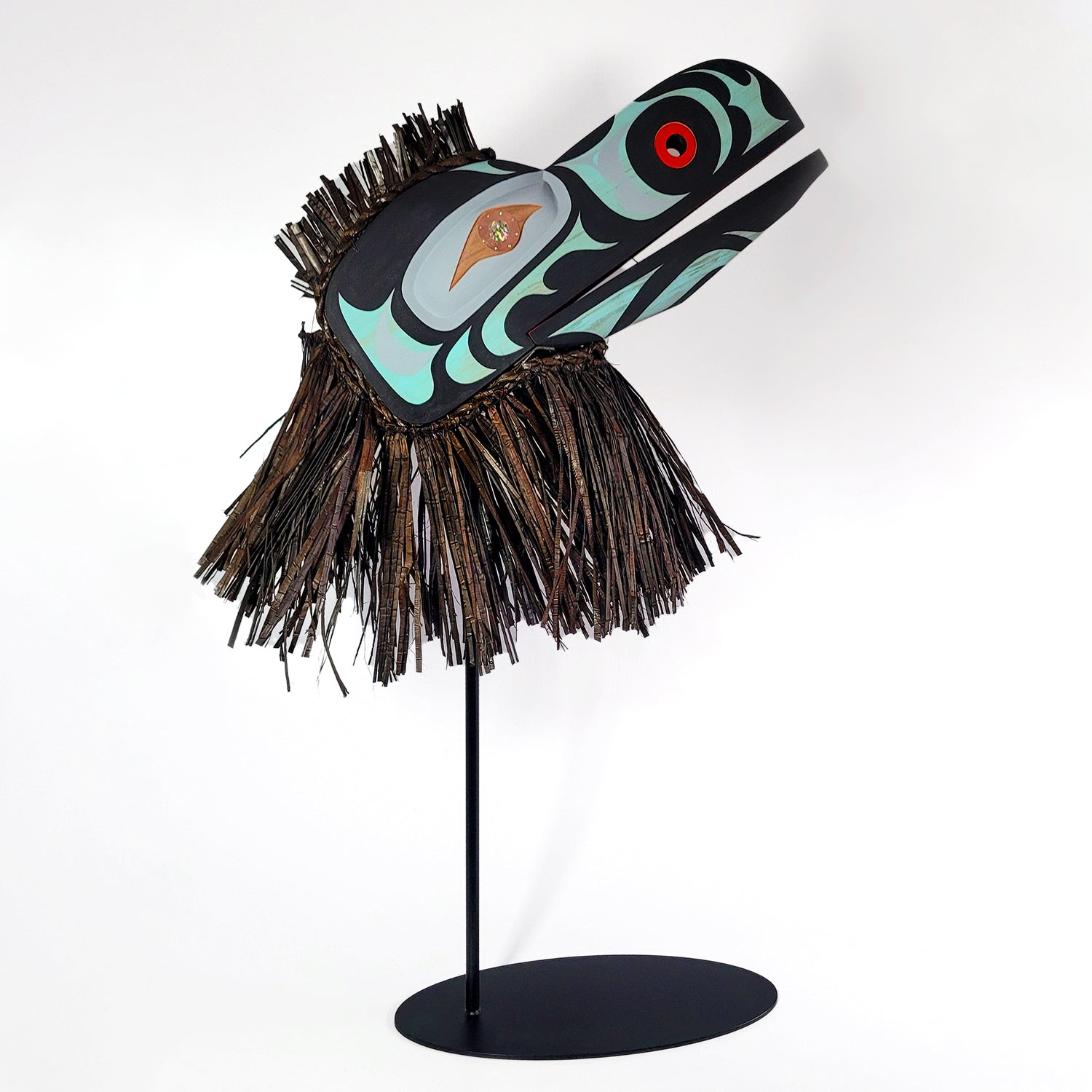 Baby Raven Headdress by Kwakiutl carver Trevor Hunt
