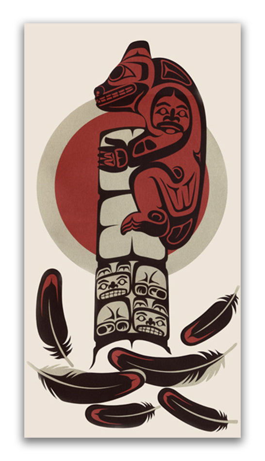 Bear Mother Limited Edition Print by Haida artist April White