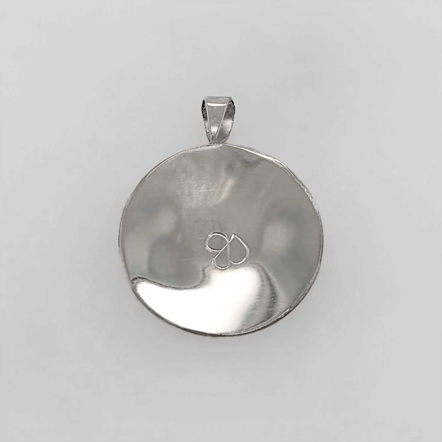 Silver Bear Pendant by Coast Salish Artist Jody Sparrow