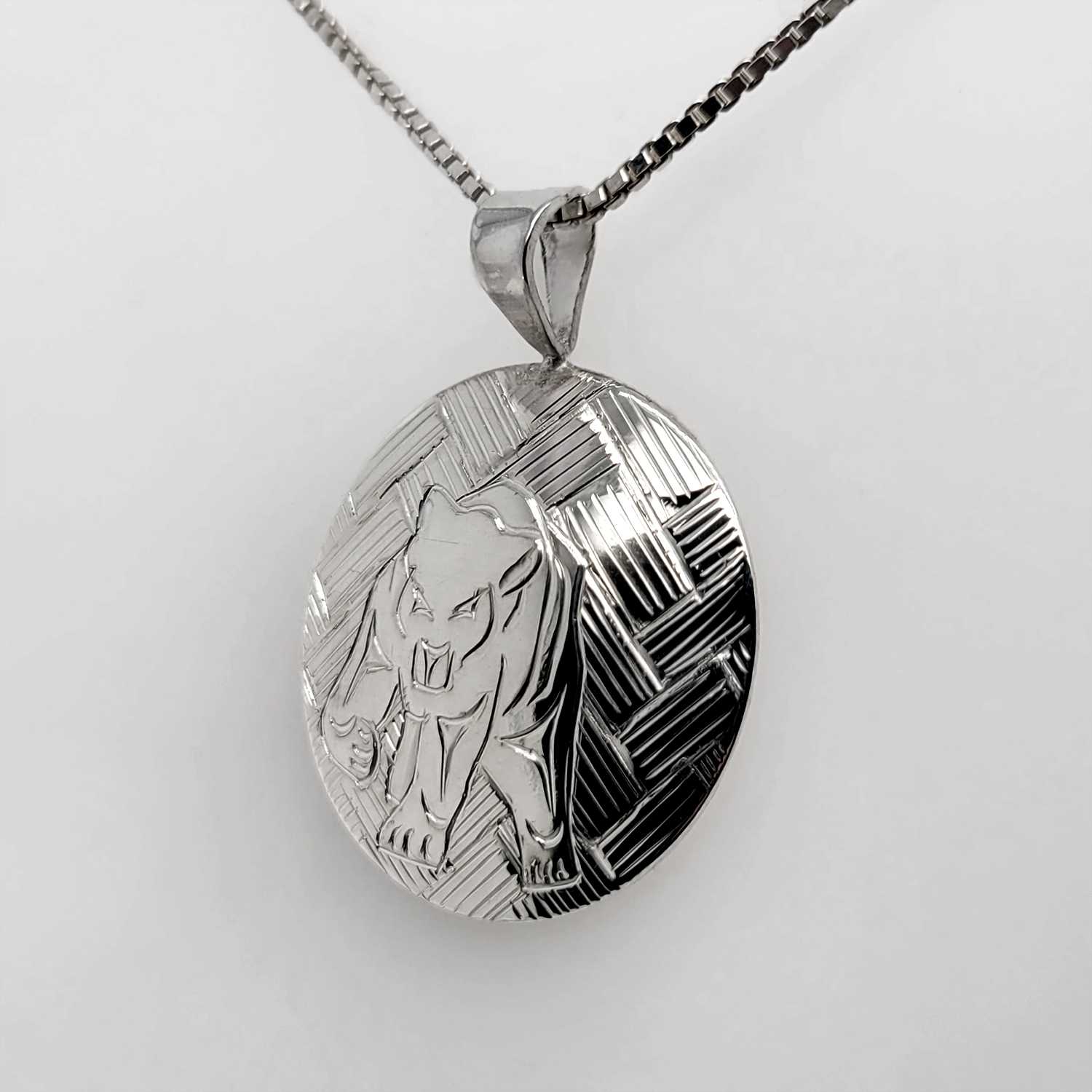 Silver Bear Pendant by Coast Salish Artist Jody Sparrow