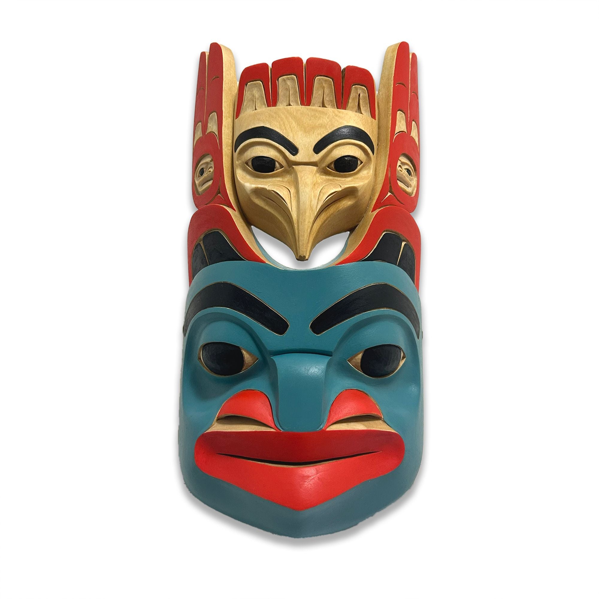 Bear Raven Transformation Mask by Tlingit/Tutchone artist Eugene Alfred