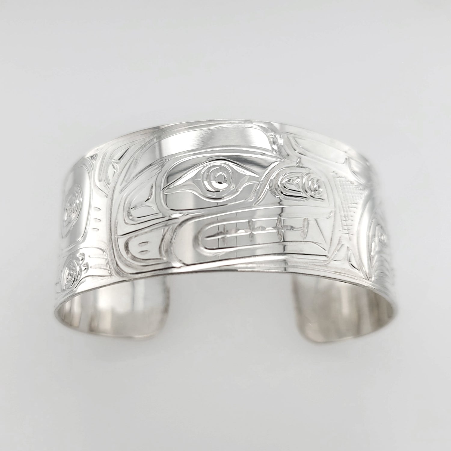 Silver Bear Bracelet by Kwakwaka'wakw artist Don Wadhams