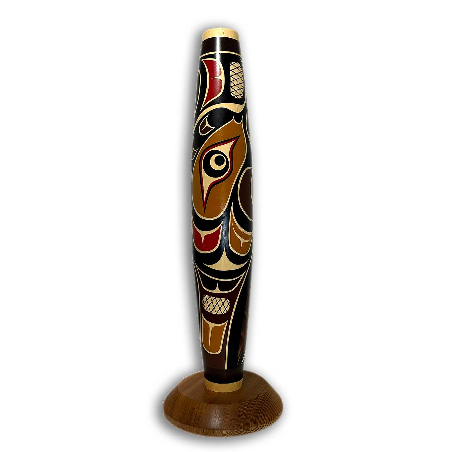 Beaver Cradle Rattle by Kwakwaka'wakw artist Johnathan Henderson