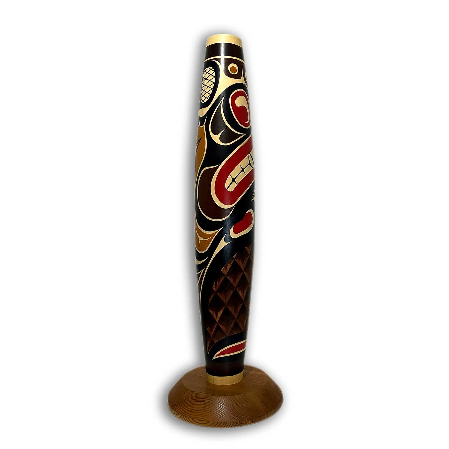 Beaver Cradle Rattle by Kwakwaka'wakw artist Johnathan Henderson