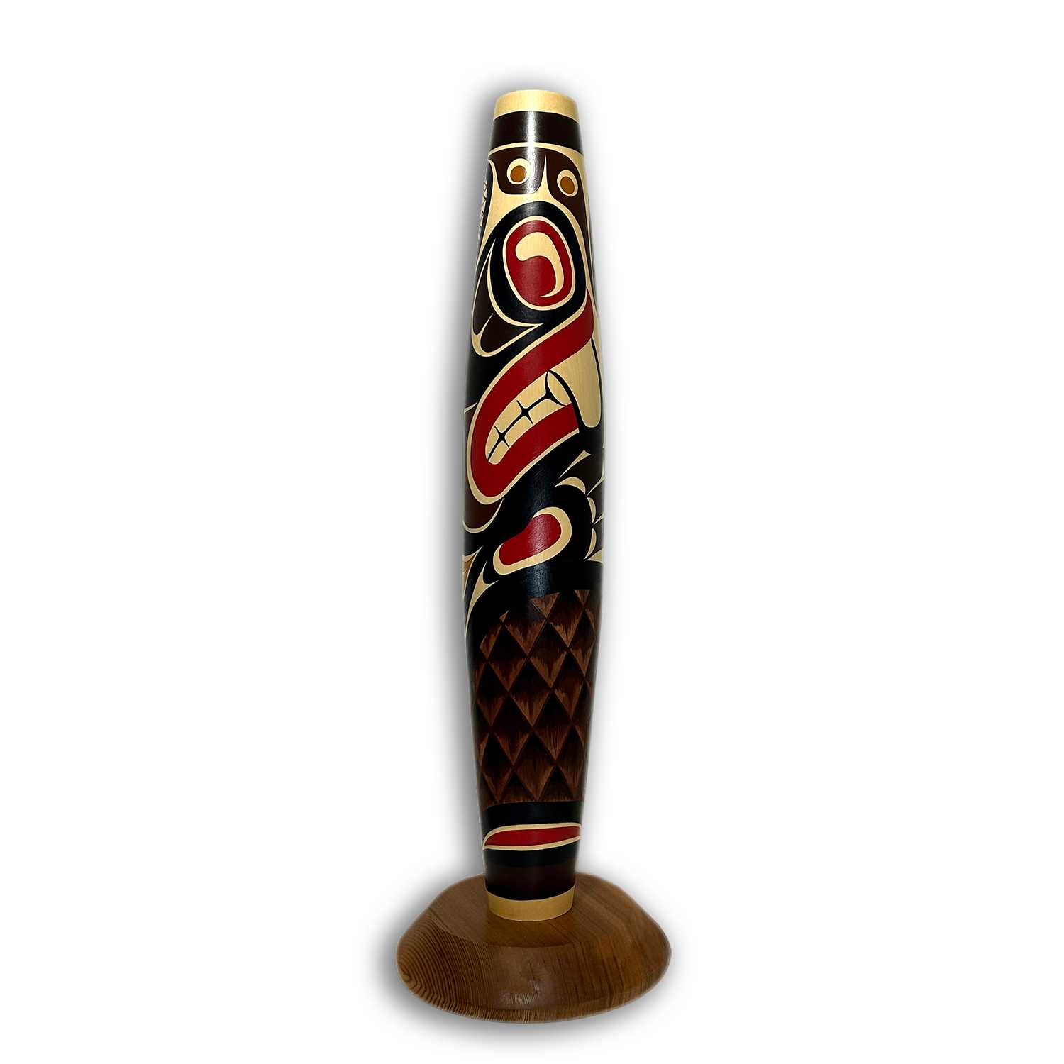 Beaver Cradle Rattle by Kwakwaka'wakw artist Johnathan Henderson