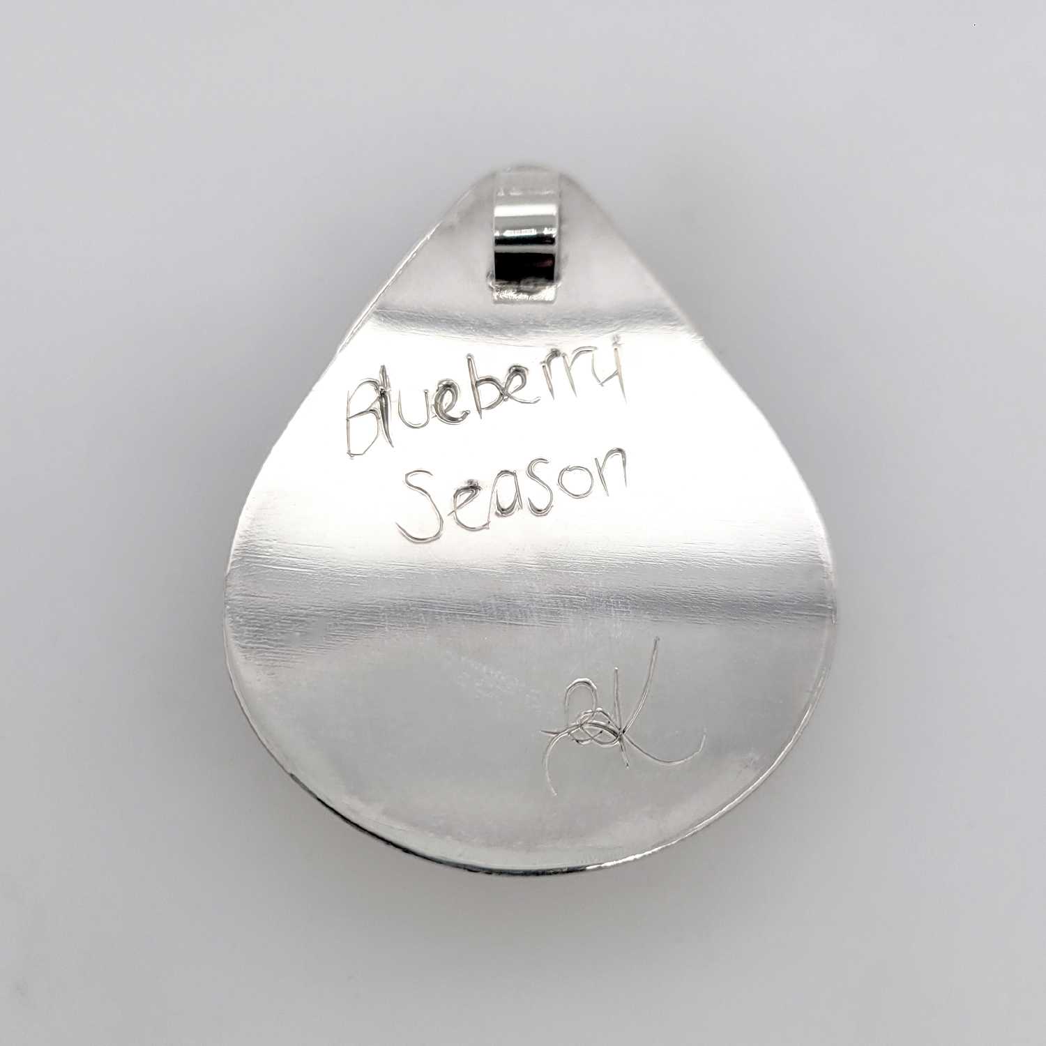 Silver Pendant by Native female artist Kiri Geen