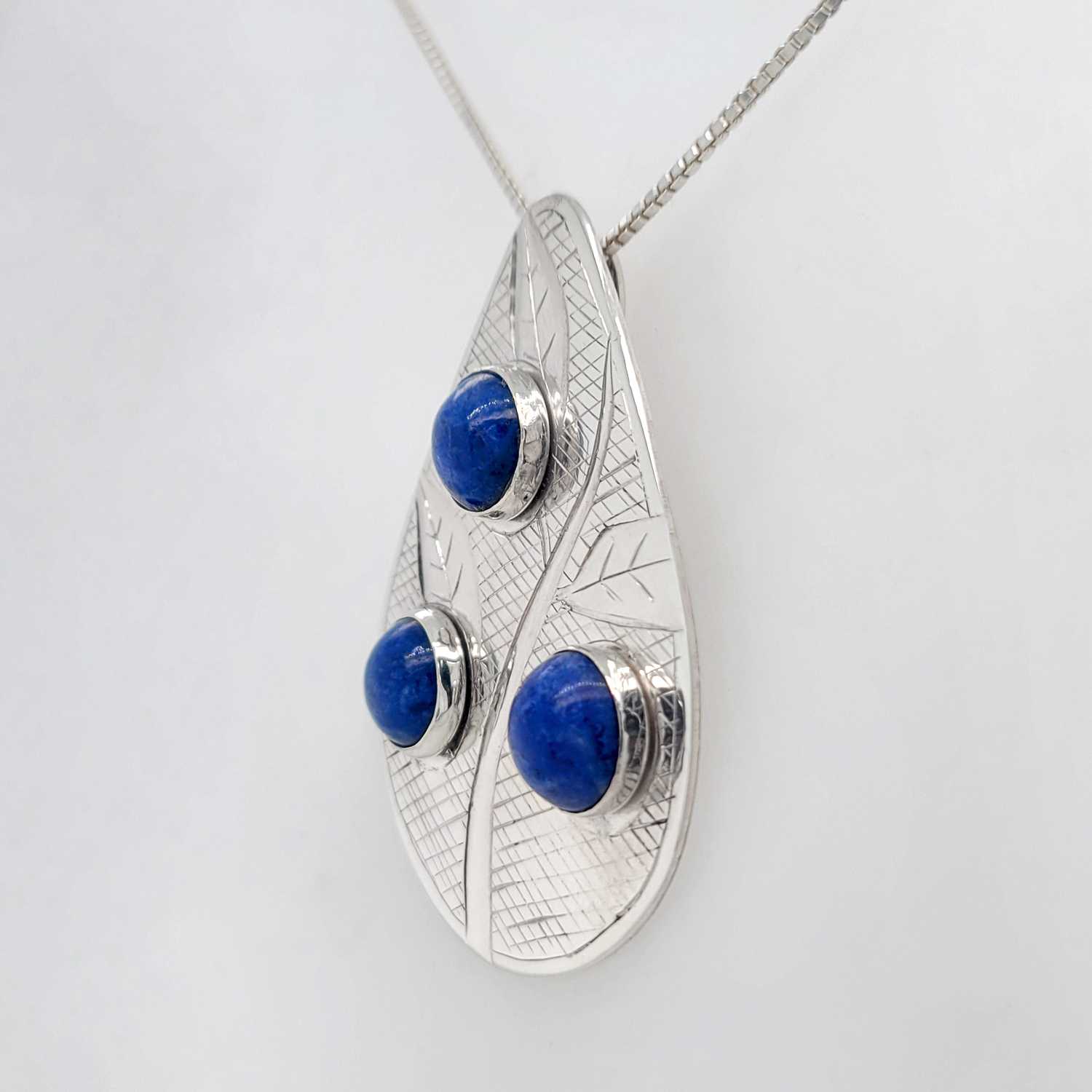 Silver Pendant by Native female artist Kiri Geen