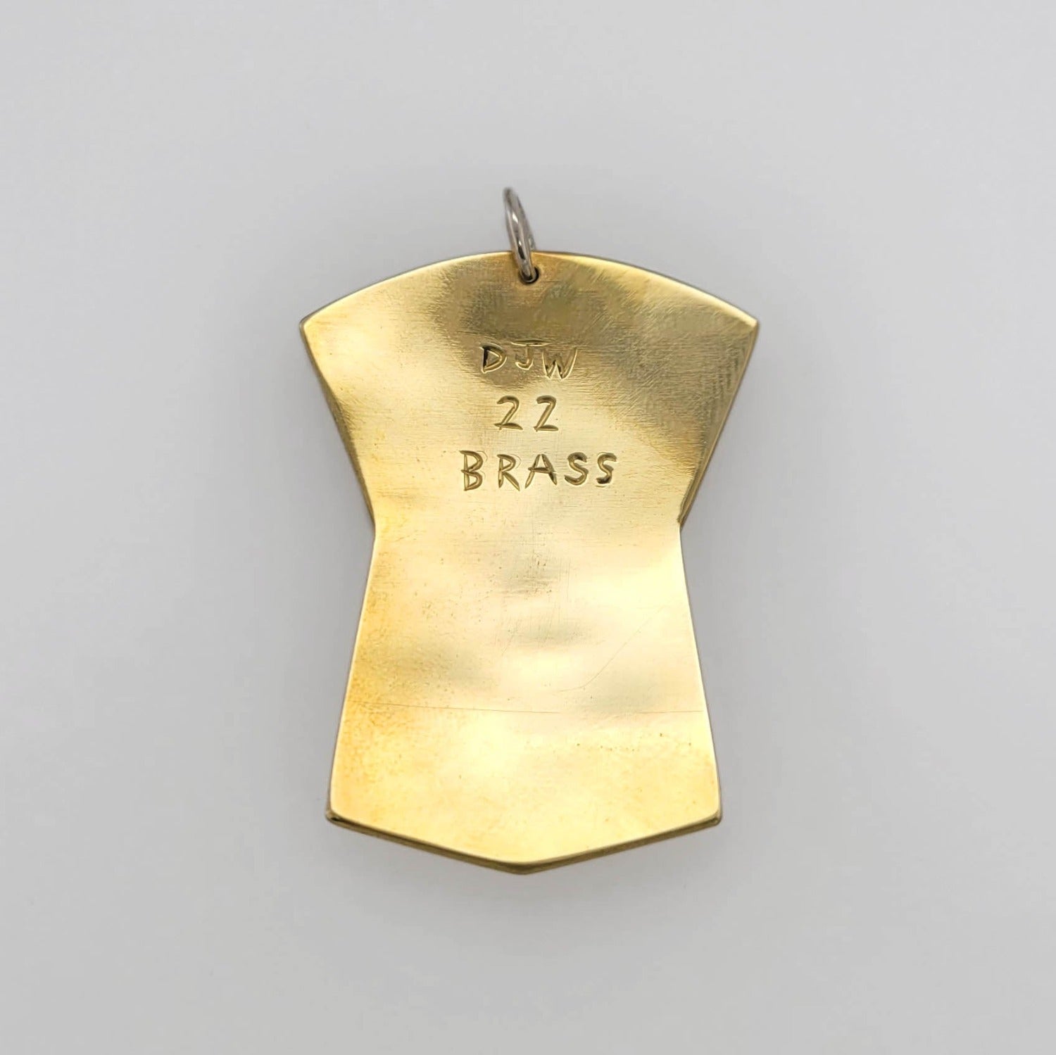 Indigenous Brass Bear Pendant by Haida artist Derek White