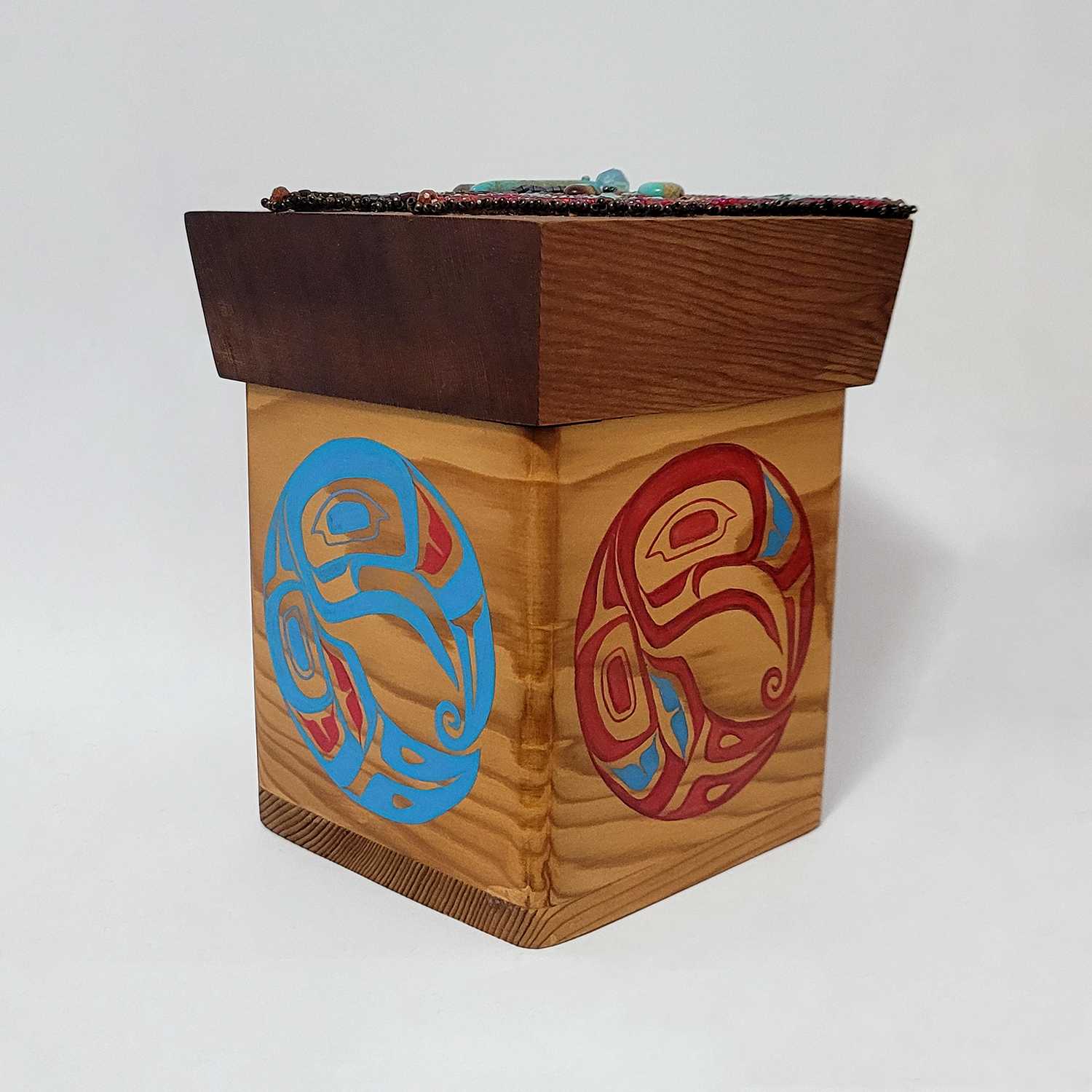 Butterfly Bentwood Box by Native Female artist Kiri Geen