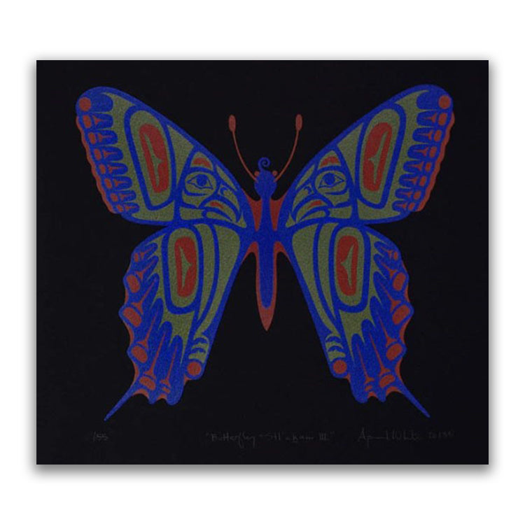 Butterfly Limited Edition Print by Haida artist April White