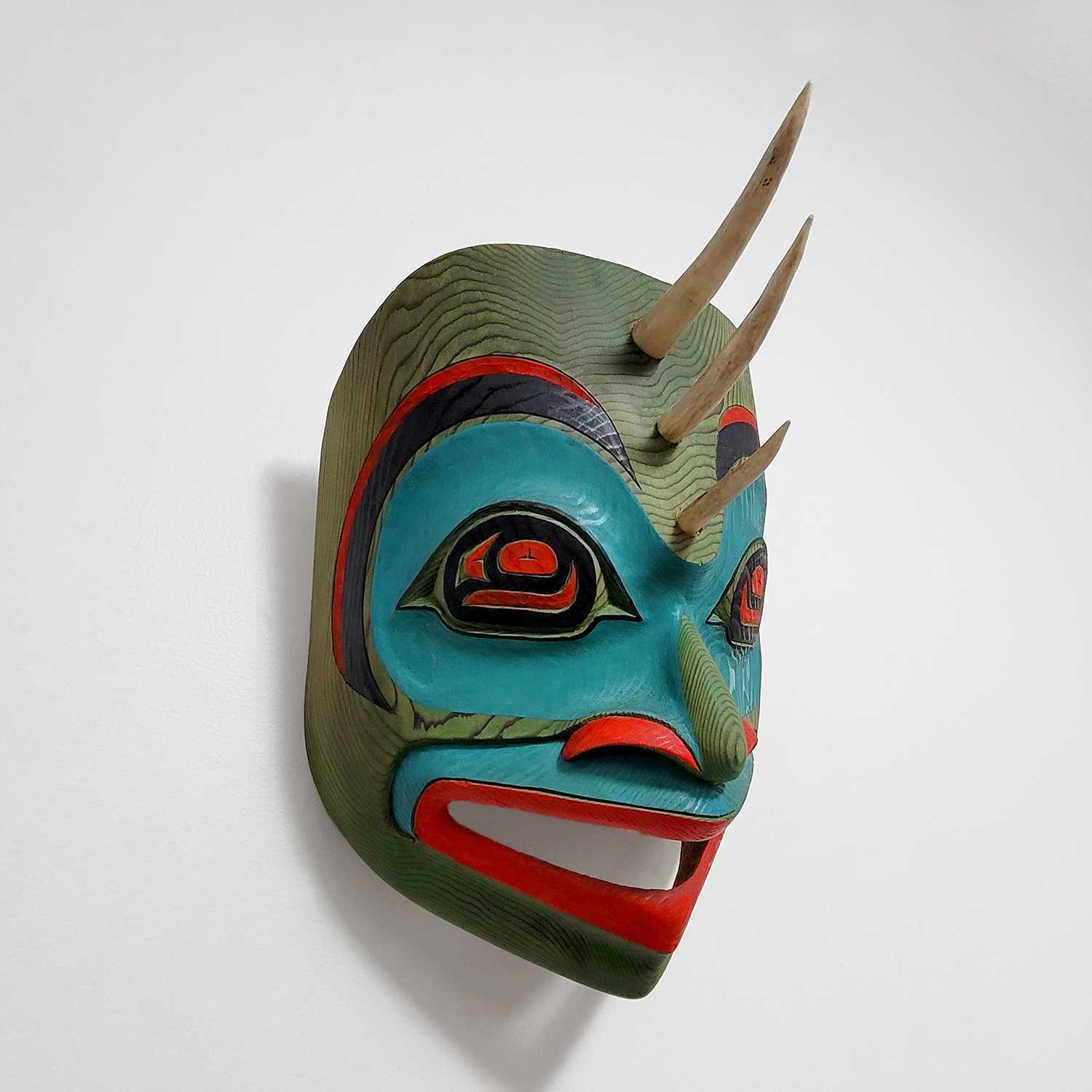 Cod Fish Mask by Coast Salish artist Tom LaFortune