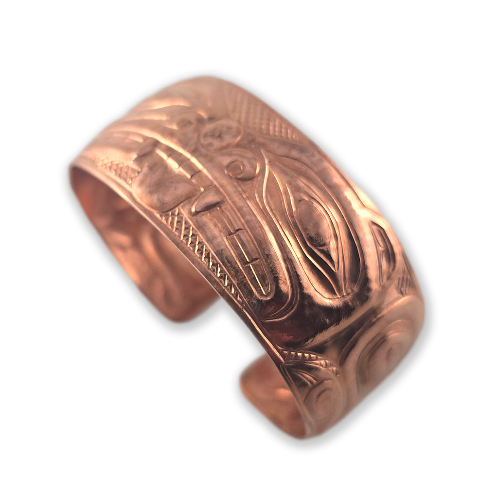 Copper Bear Bracelet by Haida artist Derek White