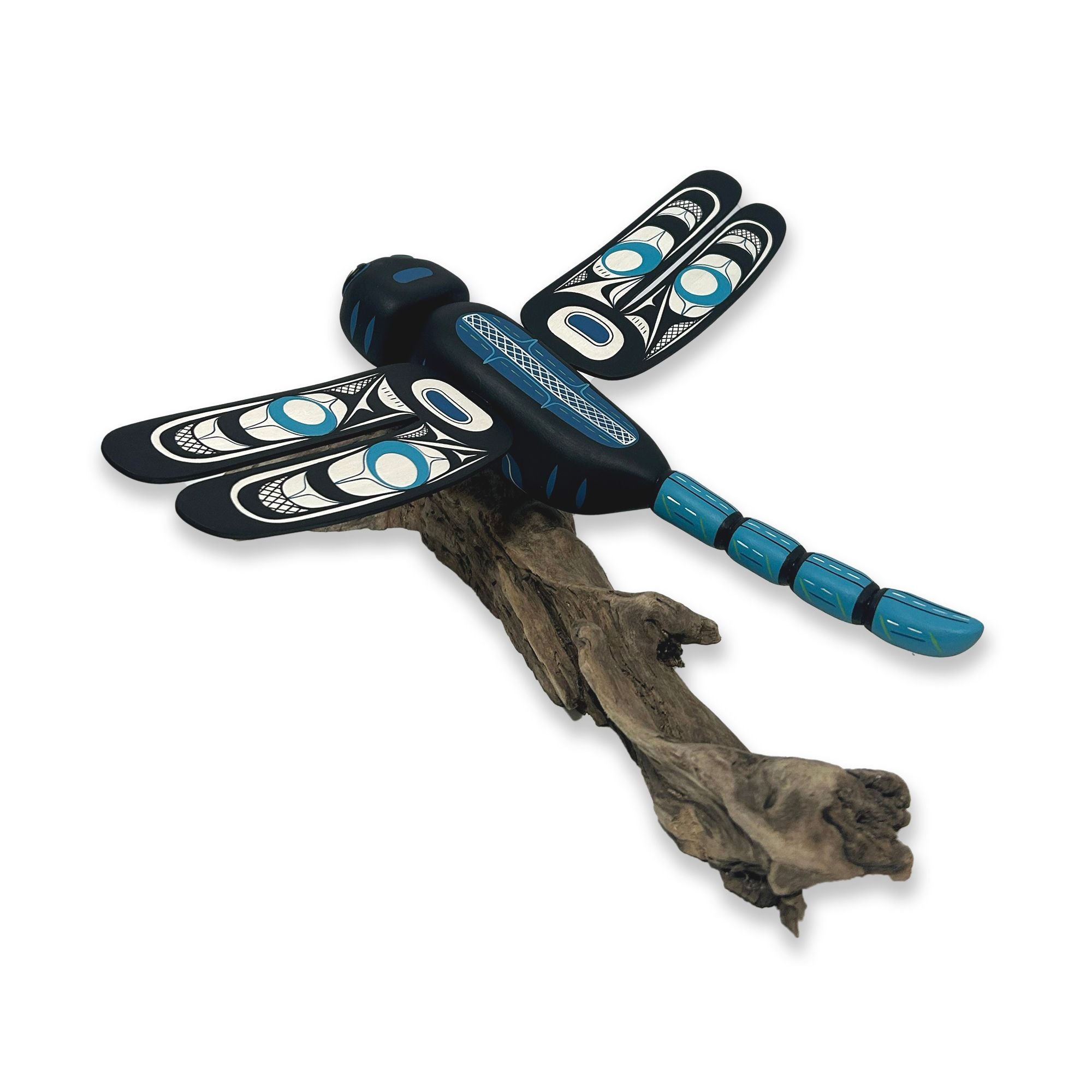Dragonfly Sculpture by Kwakwaka'wakw artist Rod Smith