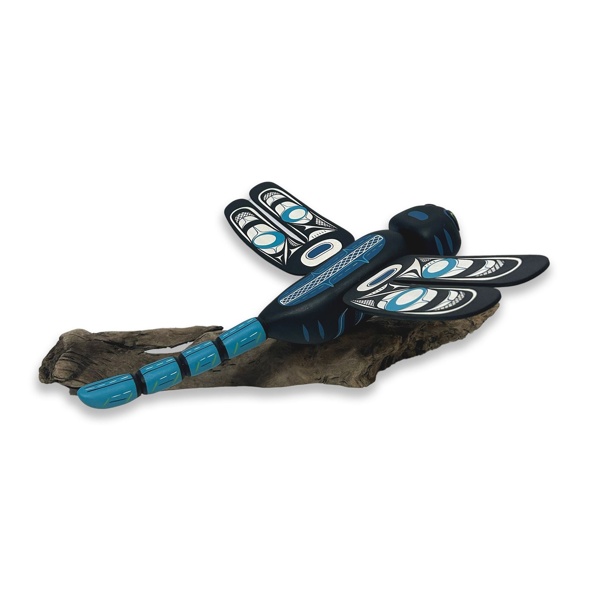 Dragonfly Sculpture by Kwakwaka'wakw artist Rod Smith