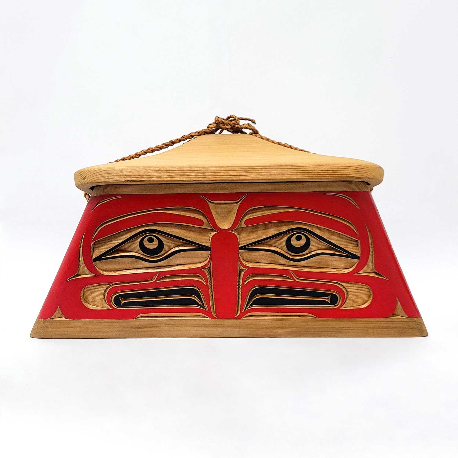 Cedar Bentwood Box by Kwakwaka'wakw carver Bruce Alfred