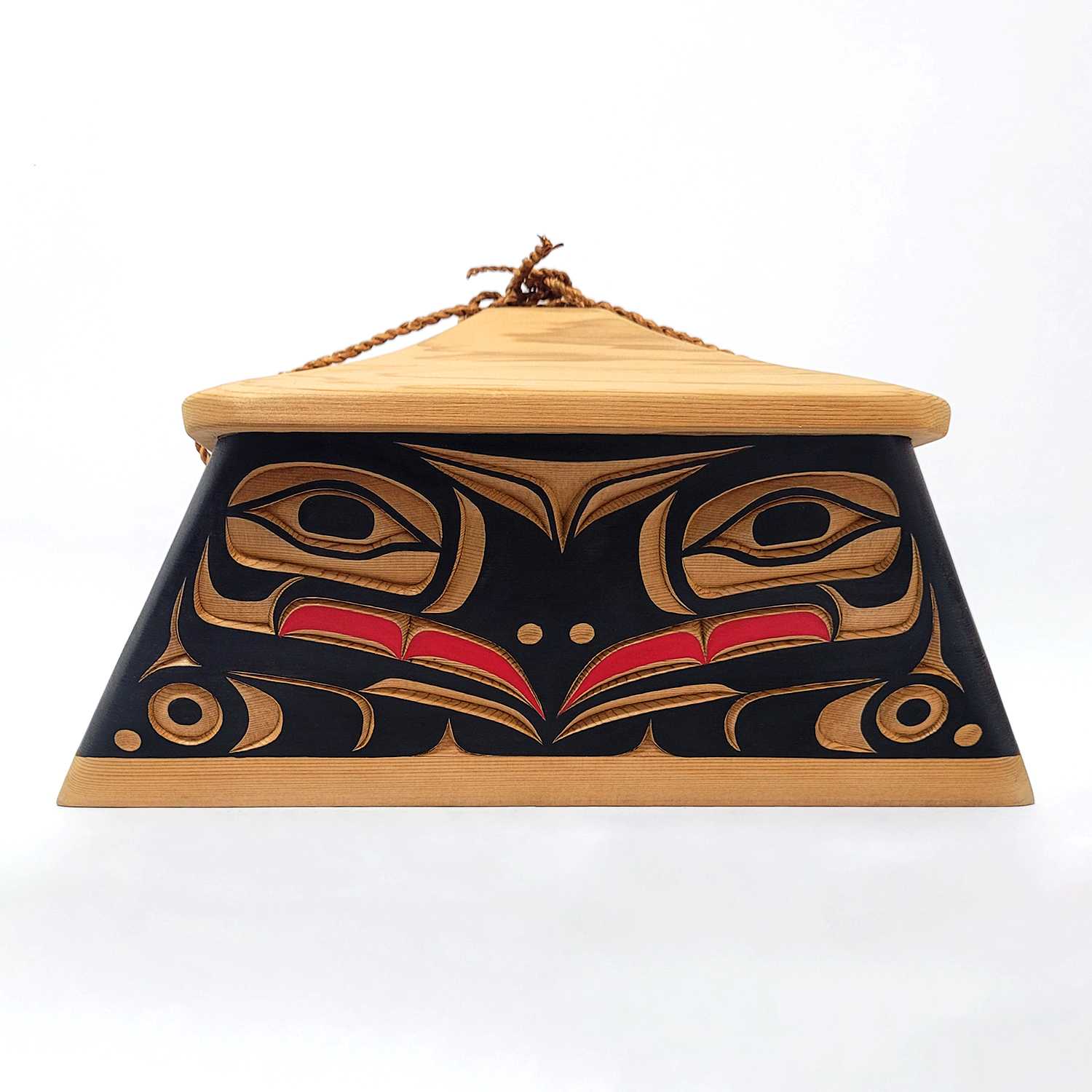 Cedar Bentwood Box by Kwakwaka'wakw carver Bruce Alfred