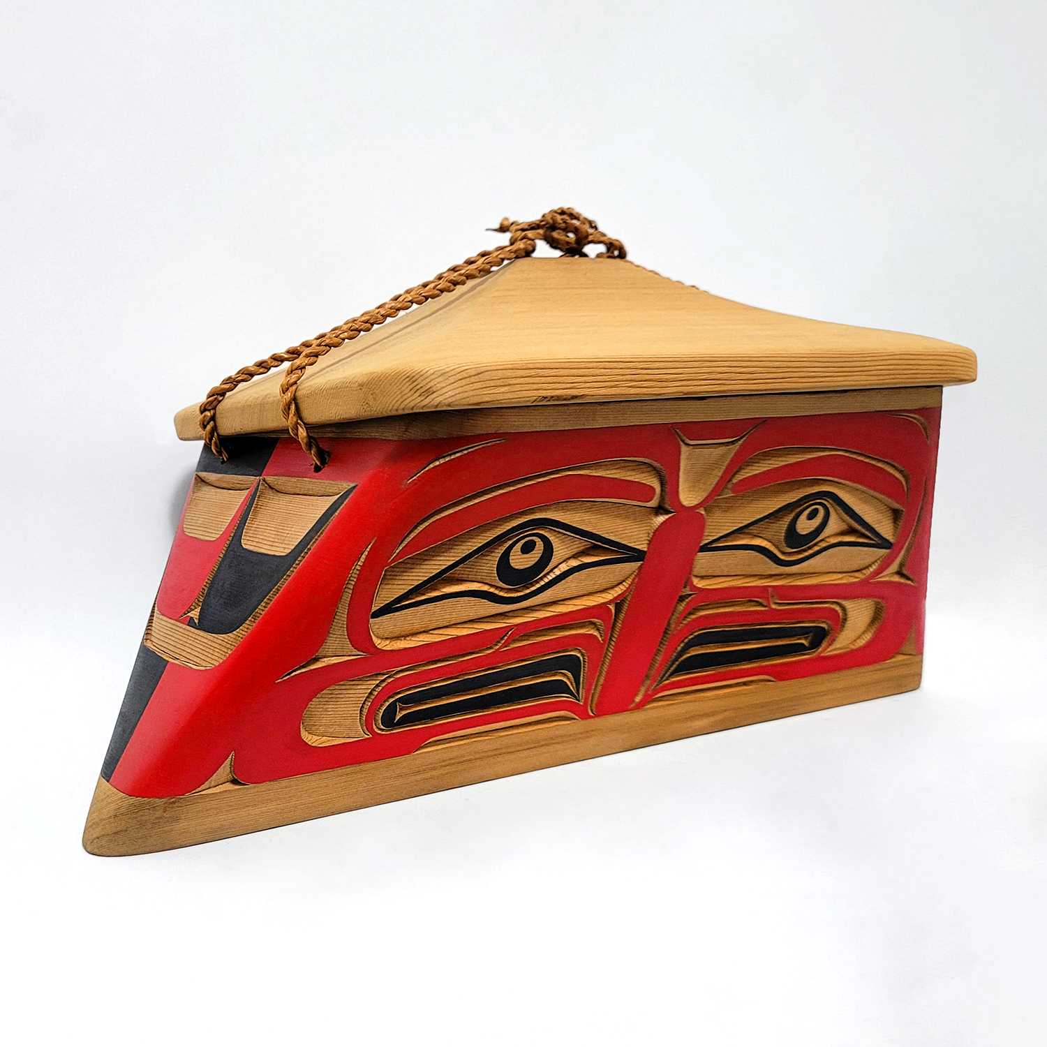 Cedar Bentwood Box by Kwakwaka'wakw carver Bruce Alfred