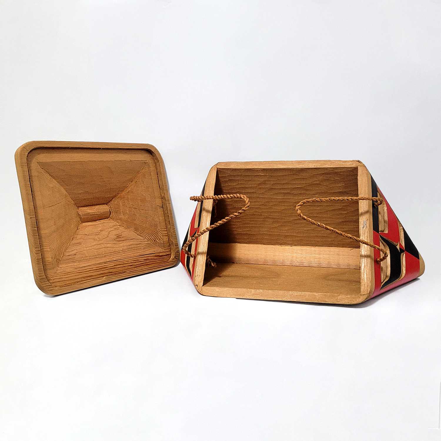 Cedar Bentwood Box by Kwakwaka'wakw carver Bruce Alfred