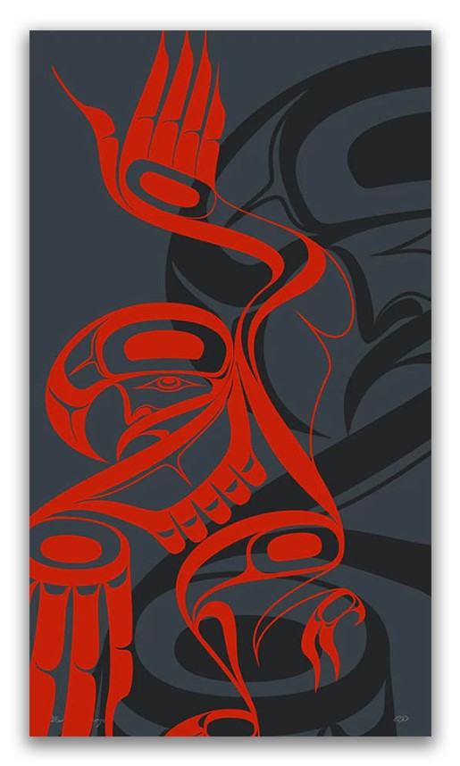Eagle Dancer Limited Edition Print by Tahltan artist Alano Edzerza