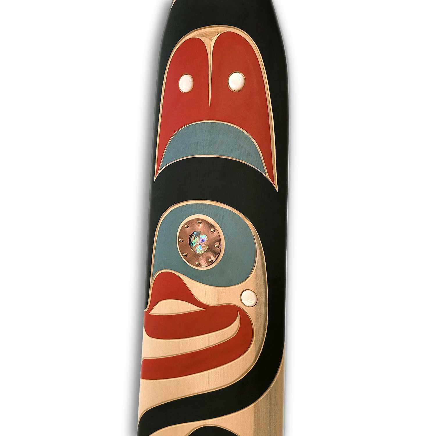Eagle Paddle by Kwakwaka'wakw artist Trevor Hunt