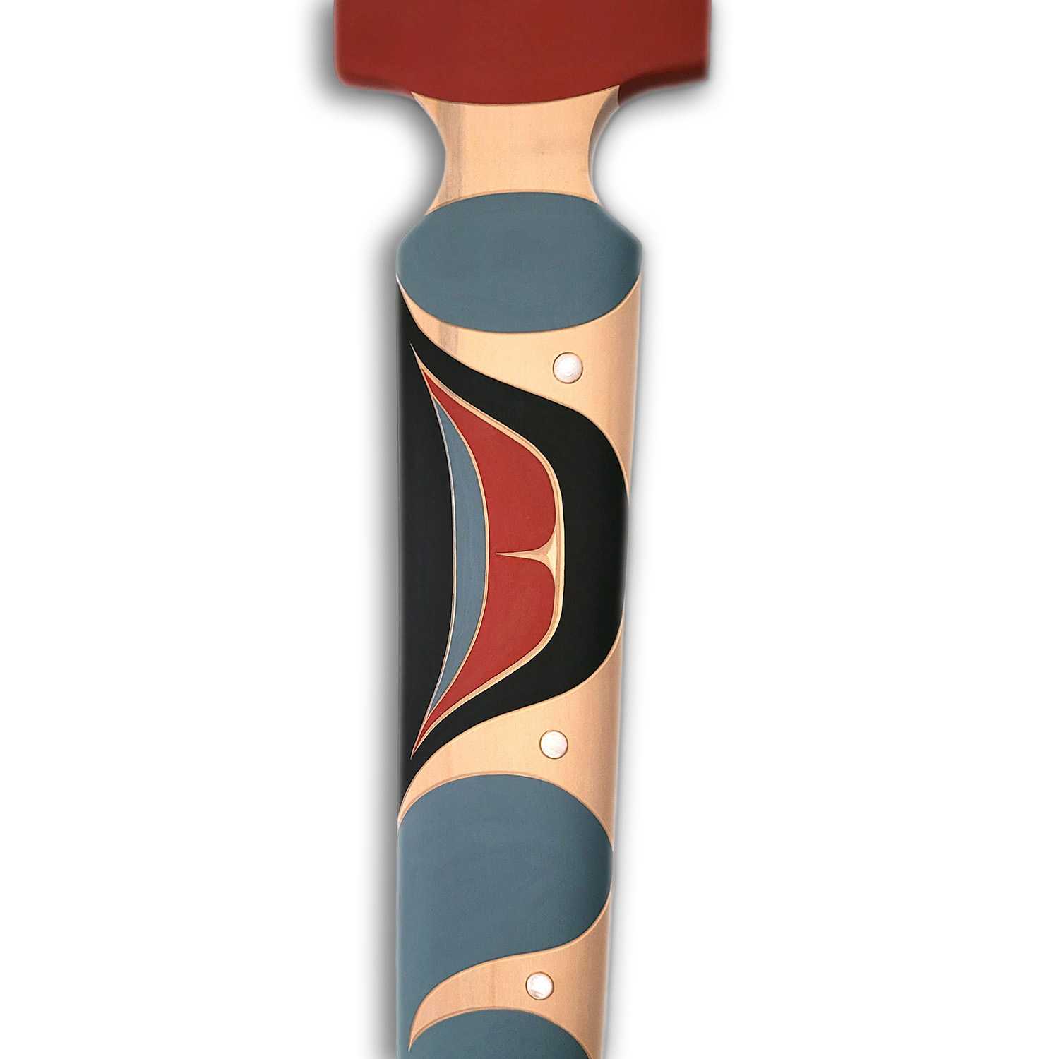 Eagle Paddle by Kwakwaka'wakw artist Trevor Hunt