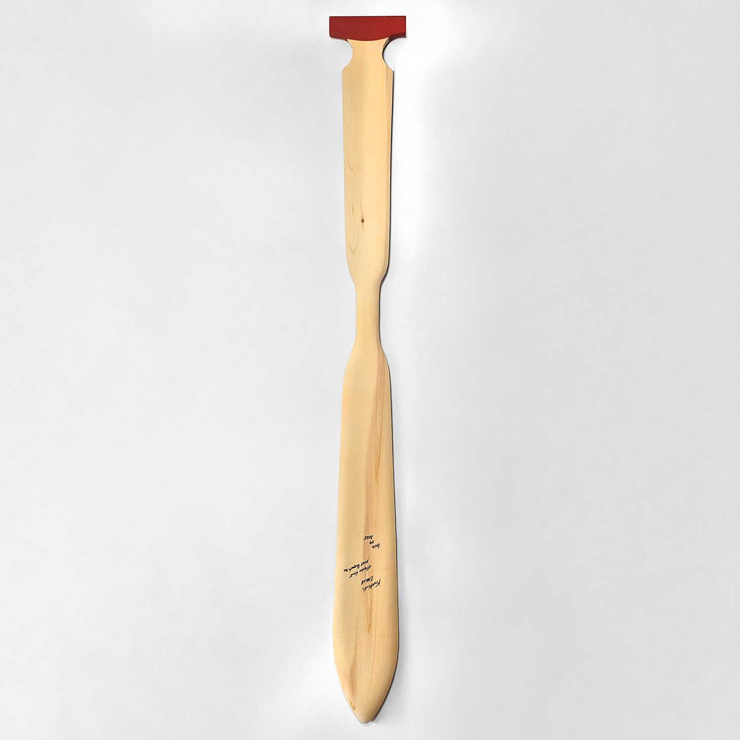 Carved Eagle Paddle by Kwakwaka'wakw Artist Trevor Hunt