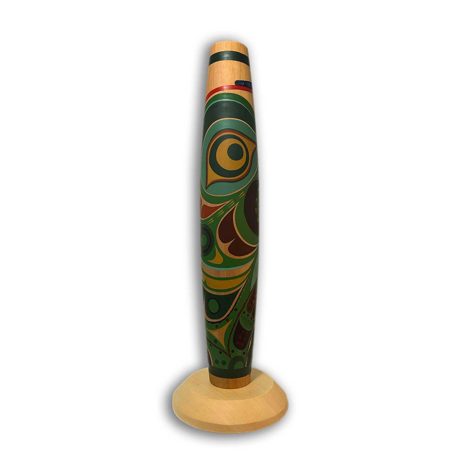 Frog Cradle Rattle by Kwakwaka'wakw artist Johnathan Henderson