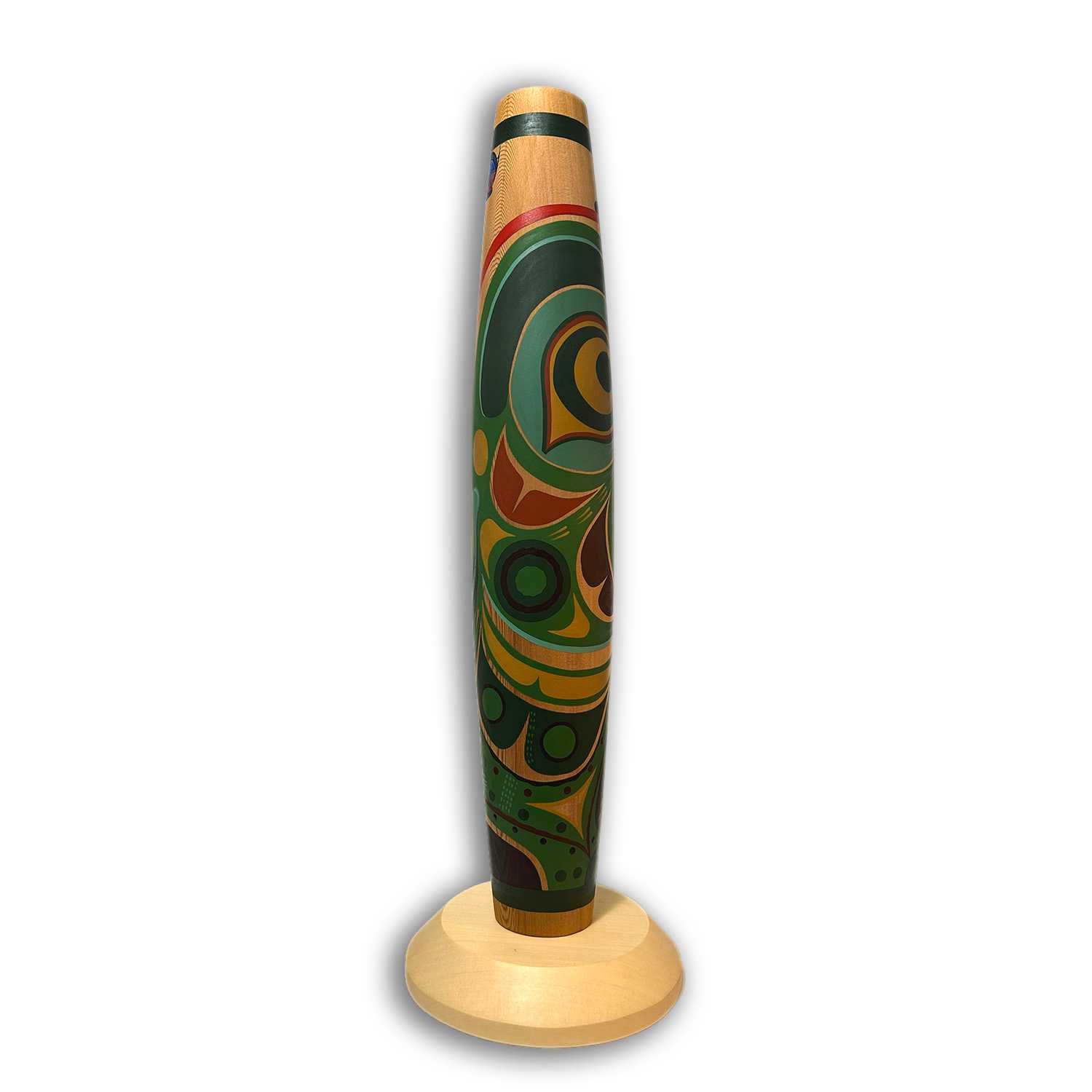 Frog Cradle Rattle by Kwakwaka'wakw artist Johnathan Henderson