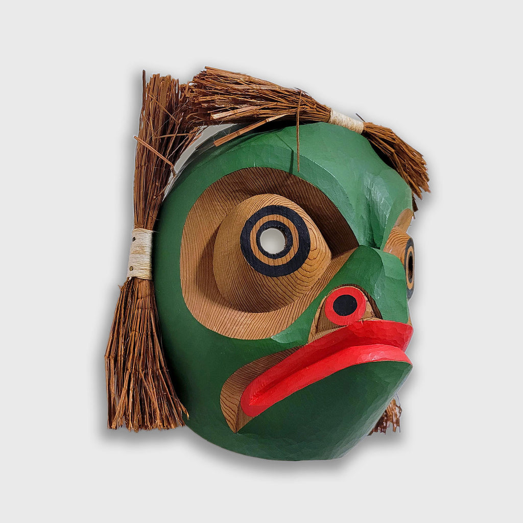 First Nations Frog Mask by Kwakwaka'wakw artist Charlie Johnson