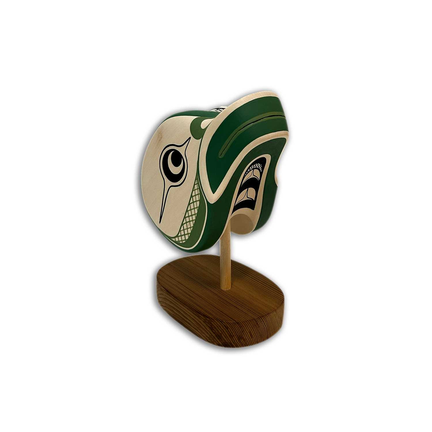 Frog Maskette by Kwakwaka'wakw artist Rod Smith