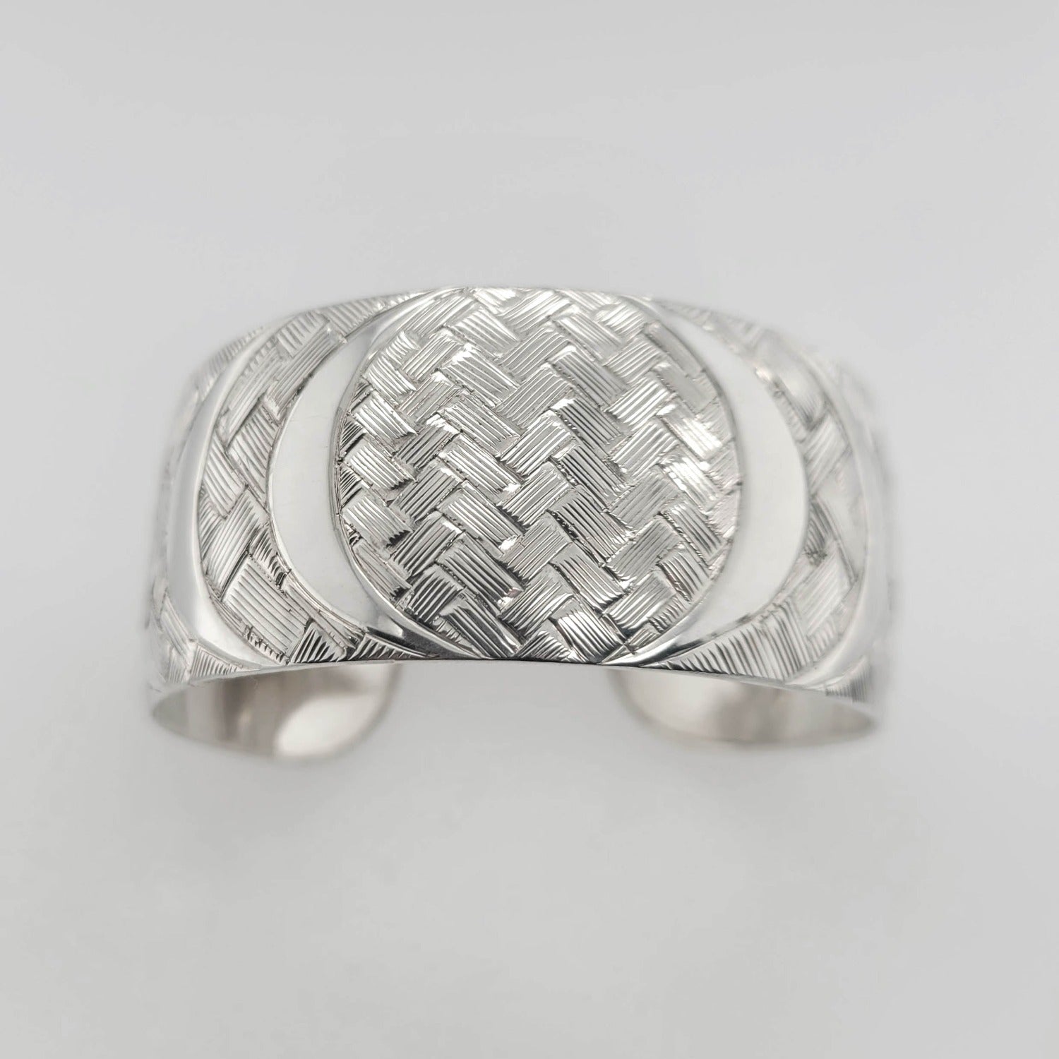 Silver Bracelet by Coast Salish artist Jody Sparrow