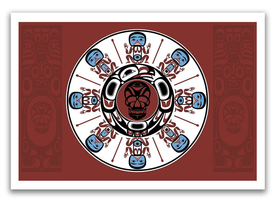 Grateful Dead Limited Edition Print by Tsimshian artist Roy Vickers