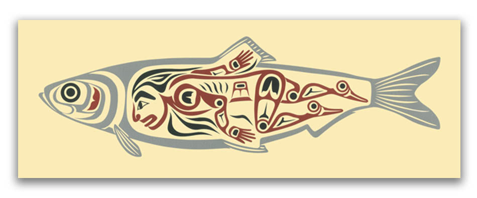 Herring Limited Edition Print by Haida artist April White