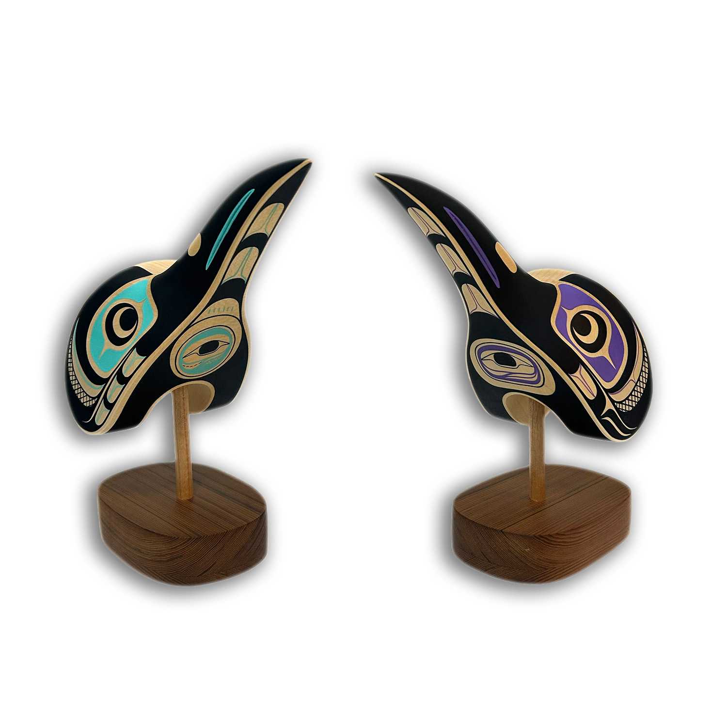 Hummingbird Maskette by Kwakwaka'wakw artist Rod Smith