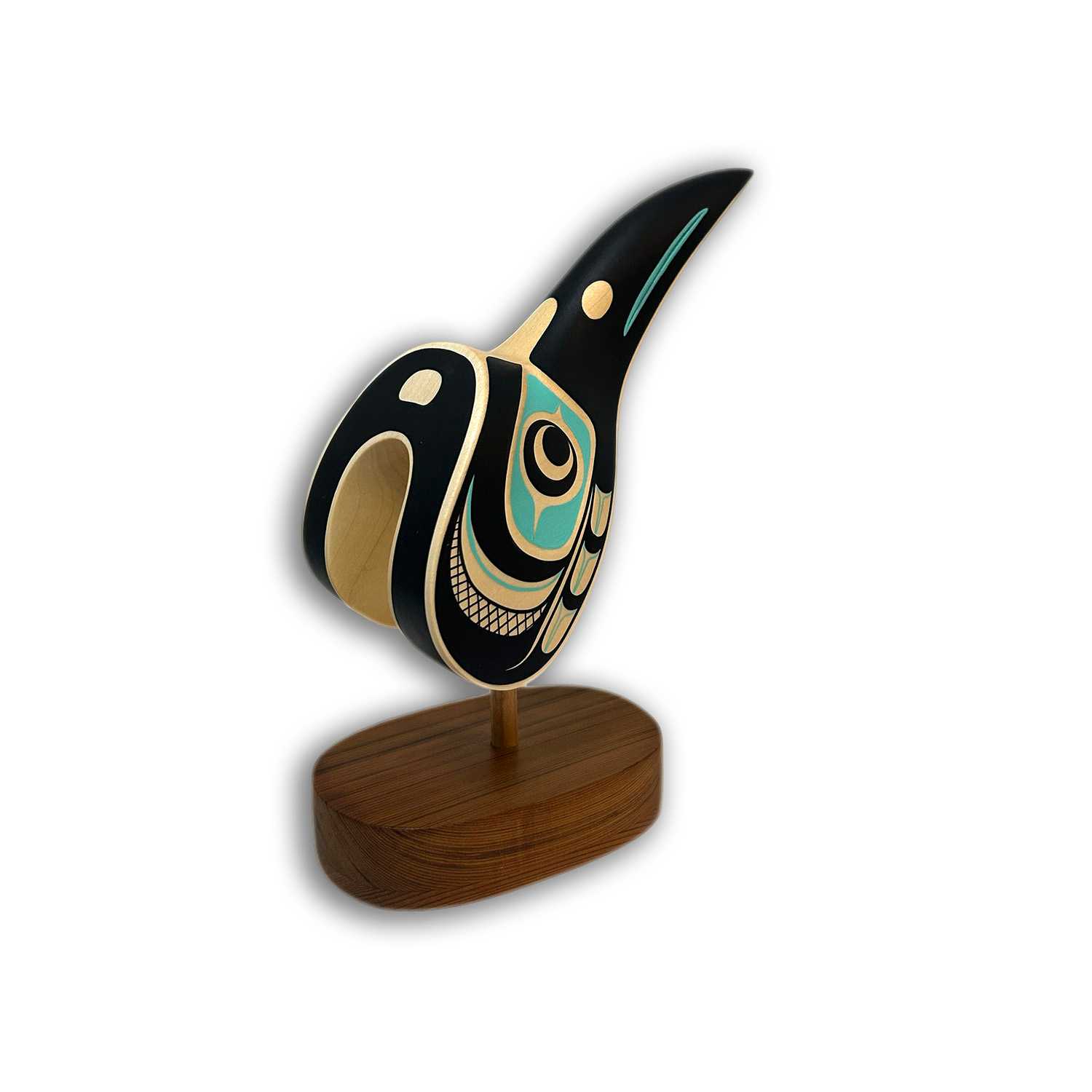 Hummingbird Maskette by Kwakwaka'wakw artist Rod Smith