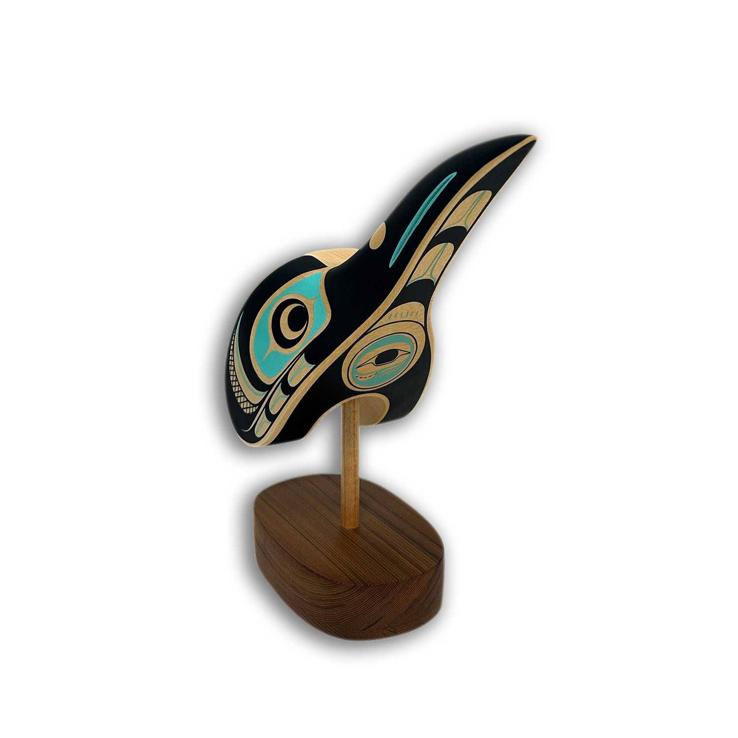 Hummingbird Maskette by Kwakwaka'wakw artist Rod Smith