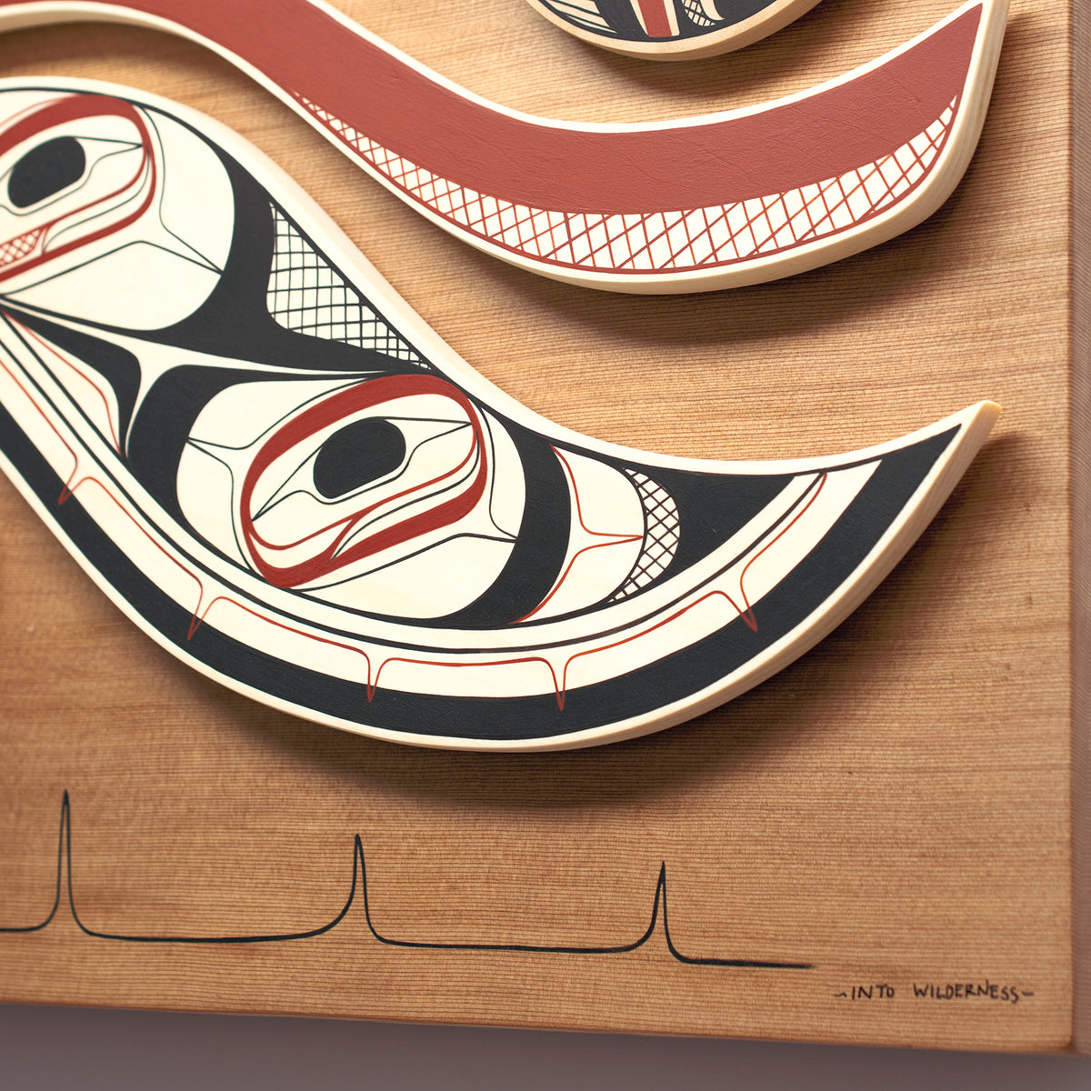 "Into Wilderness" Painting by Kwakwaka'wakw artist Rod Smith