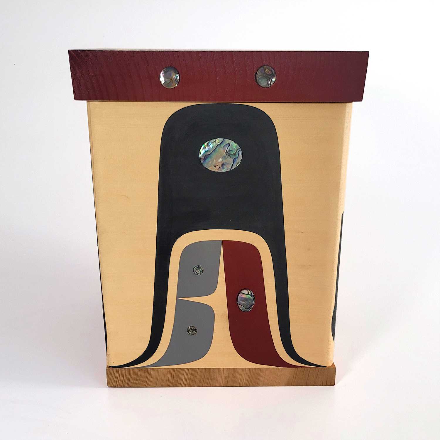Killer Whale Bentwood Box by Kwakwaka'wakw artist Jessica Chickite