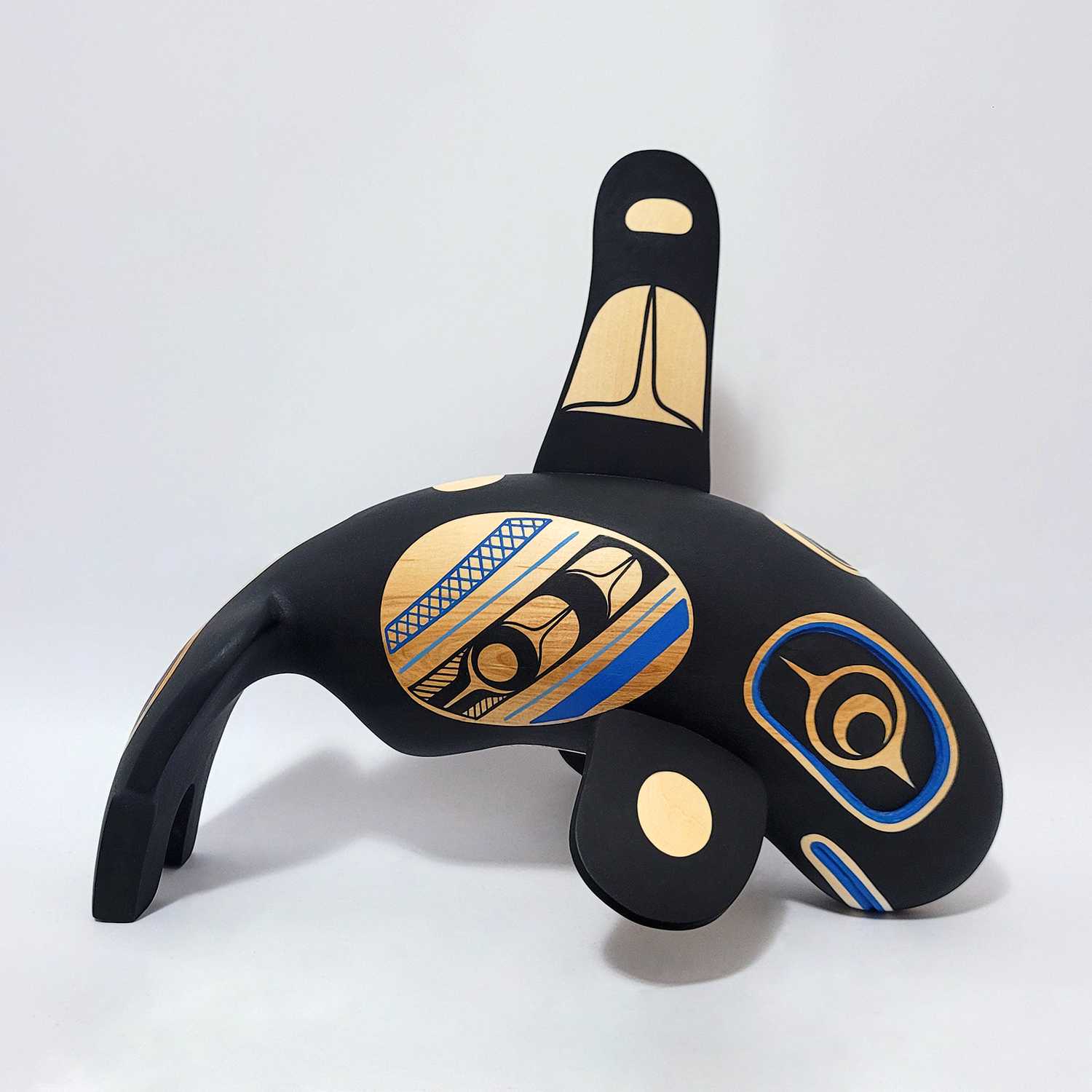 Orca Sculpture by Kwakwaka'wakw artist Rod Smith
