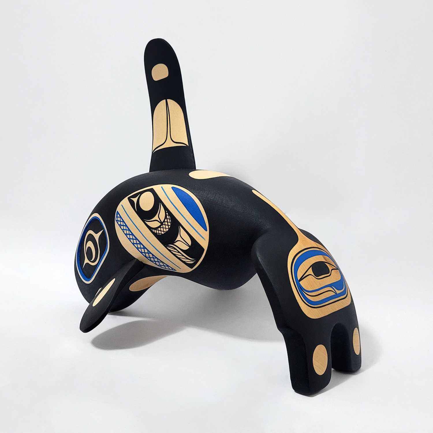 Orca Sculpture by Kwakwaka'wakw artist Rod Smith