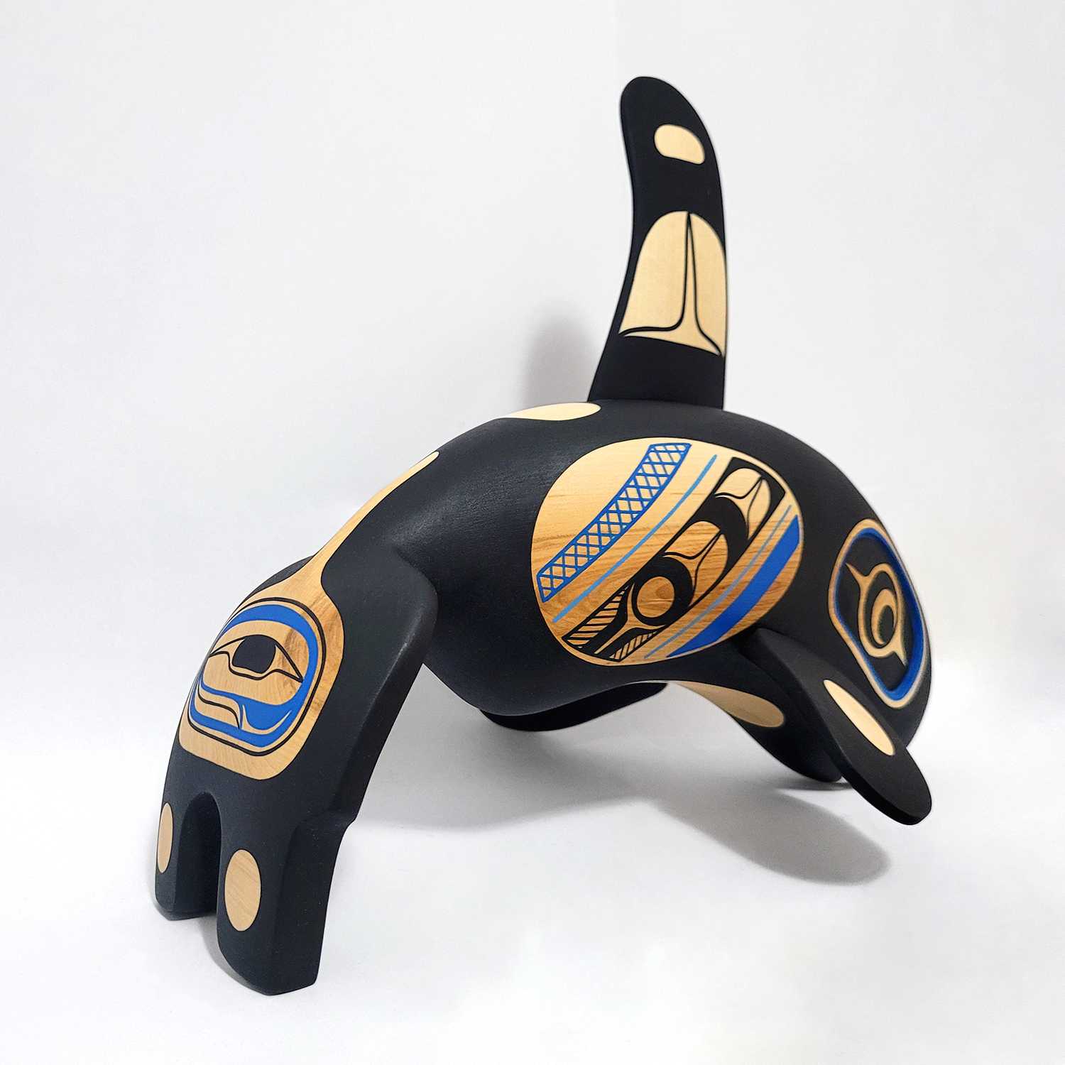 Orca Sculpture by Kwakwaka'wakw artist Rod Smith