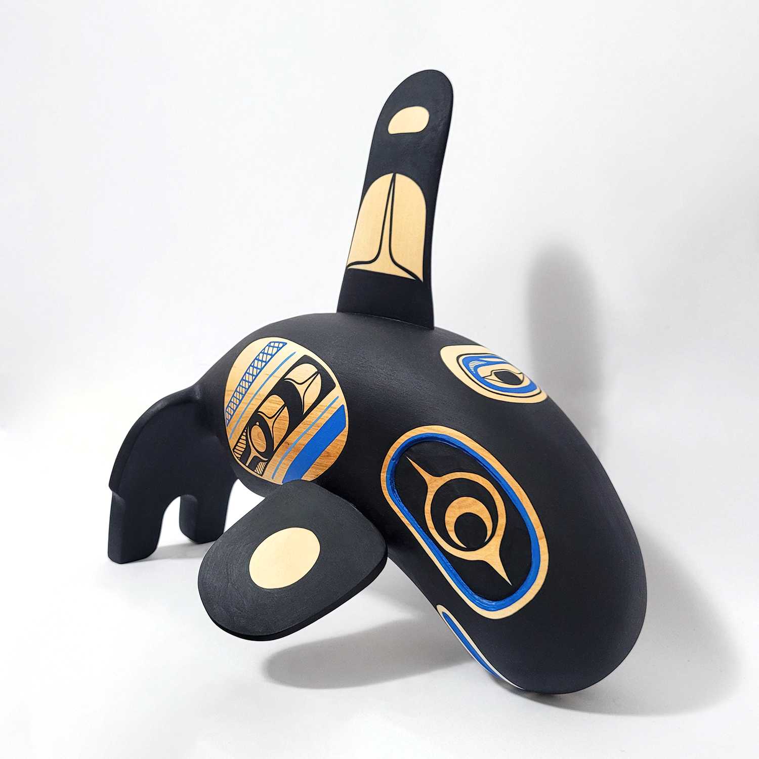 Orca Sculpture by Kwakwaka'wakw artist Rod Smith