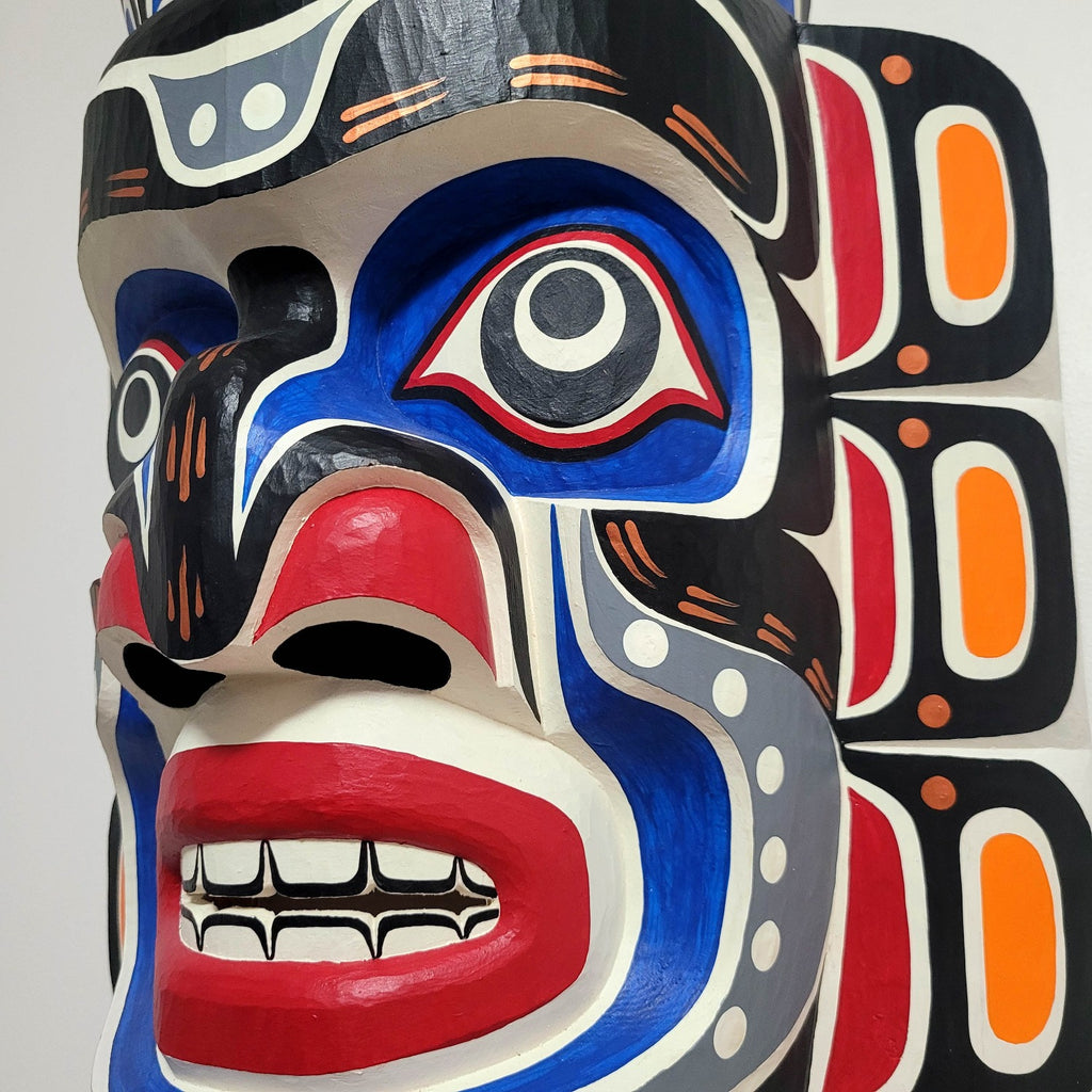 Chief of the Undersea World Mask by Kwakwaka'wakw artist Johnathan Henderson